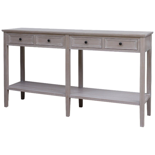 Serene Four Drawer Console Table