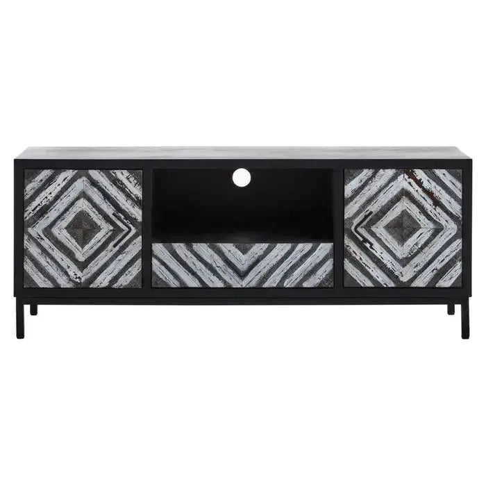 Lombok Black Frame Media Unit premier housewares