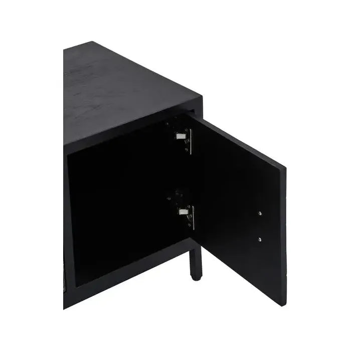 Lombok Black Frame Media Unit