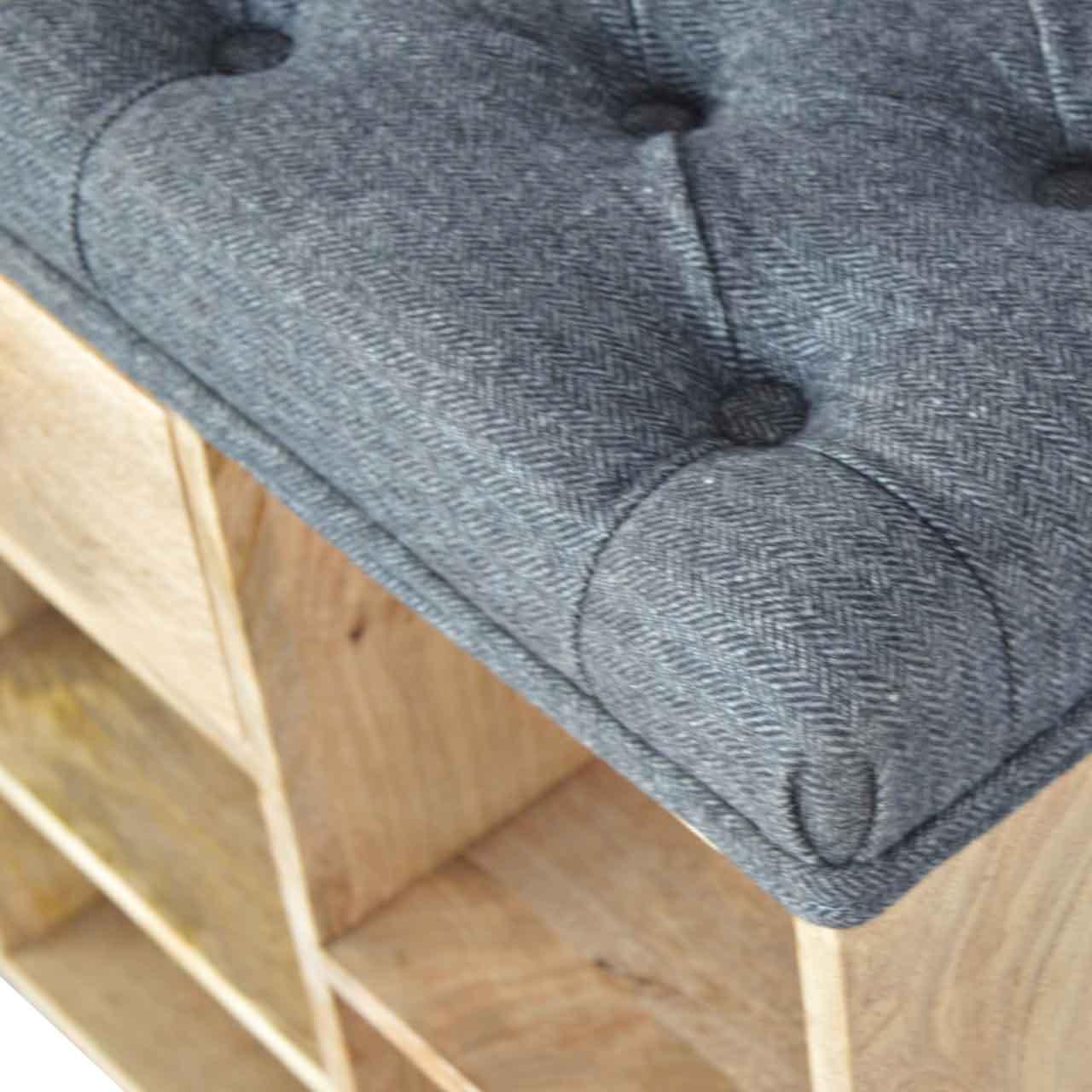 Tweed Storage Bench