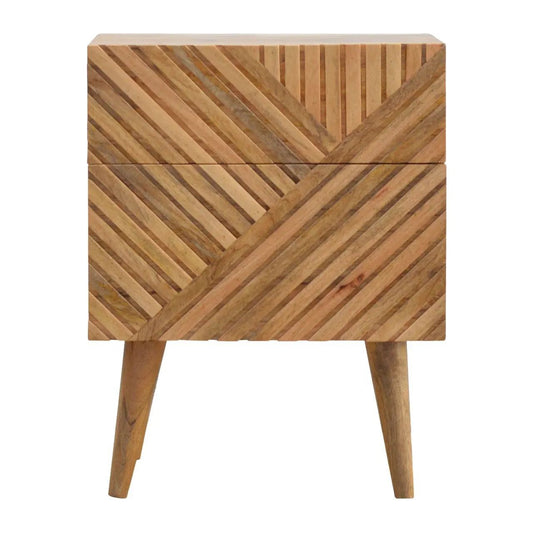 Lille 2 Drawer Bedside Cabinet Artisan furniture